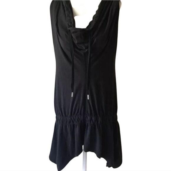 Lululemon Too Cool Hooded Cowl Neck Tunic Racerback Tank Black ONE SIZE - Picture 5 of 6